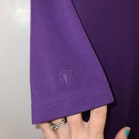 Pro Tour Purple Vintage Inspired Golf Polo Shirt - Picture 10 of 10